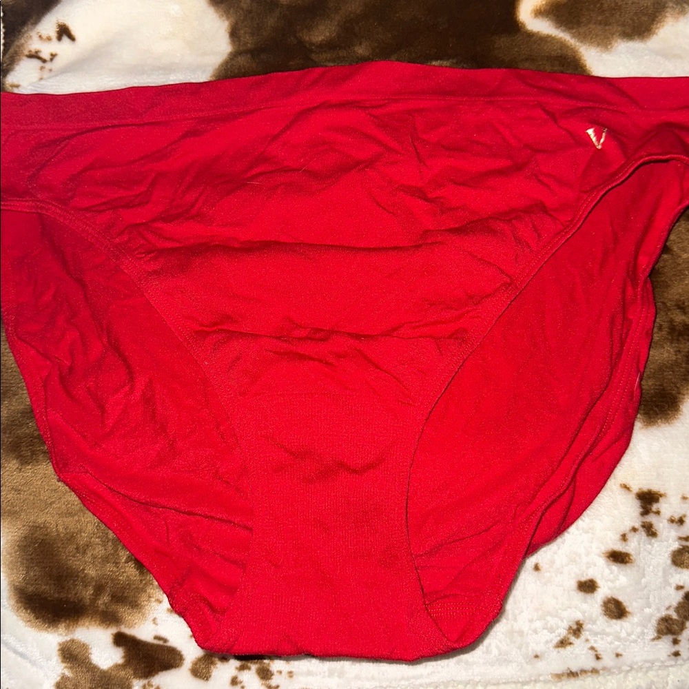 Victoria's Secret French Cut Red Panties